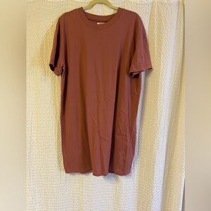 Madewell T Shirt Dress. Dusty Rose. Size XL.